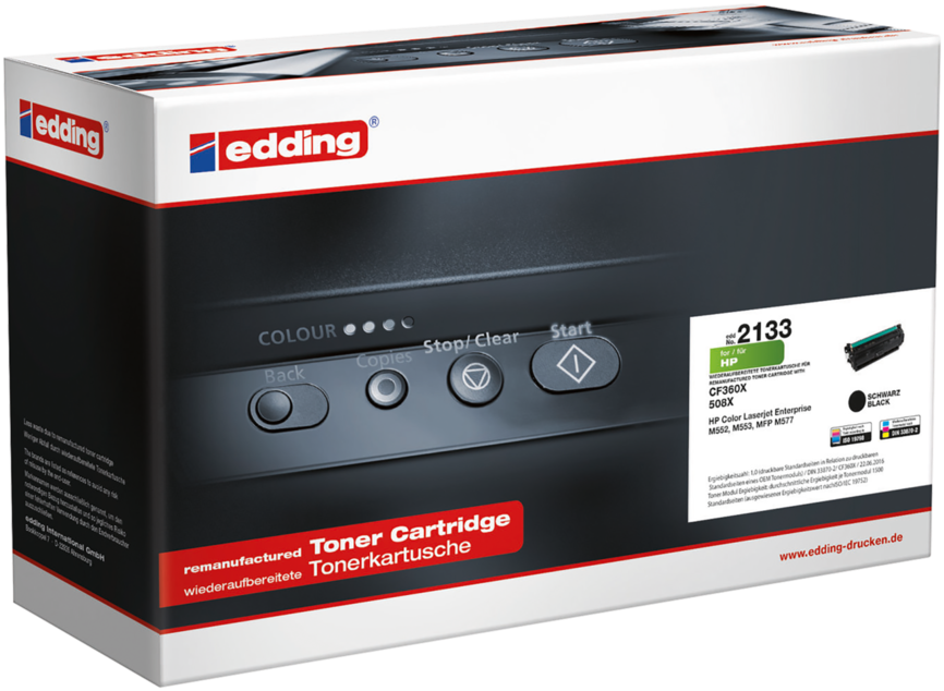 EDDING EDD-2133 Toner Cartuccia 1 ripida (E) Black compatibile (18-2133)