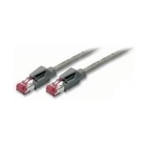 Patchkabel S/FTP, PiMF, Cat 6, grau, 7,5 m halogenfrei, mit Draka-Kabel und Hirosesteckern TM21 (bisherige Bezeichnung S/STP) (71807)