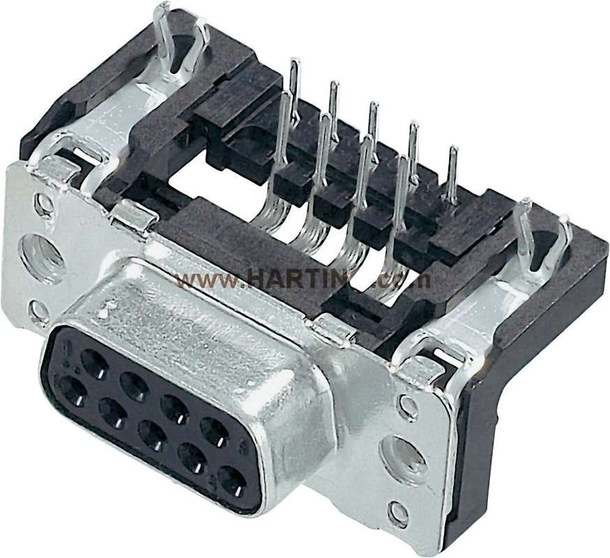 Presa multipla Harting D-SUB 90 Numero di poli 9 Saldatura 09 66 152 7612 1 pezzo (09 66 152 7612)