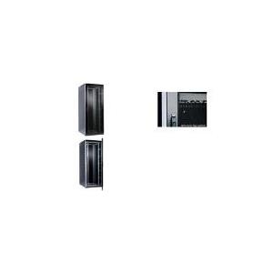 apranet 48,30cm (19) Serverschrank TiRAX IP20, 42 HE, lichtgrau Stahlprofil-Gestell, zwei seitliche Steckstüren, front-/ - 1 Stück (318-200-64)