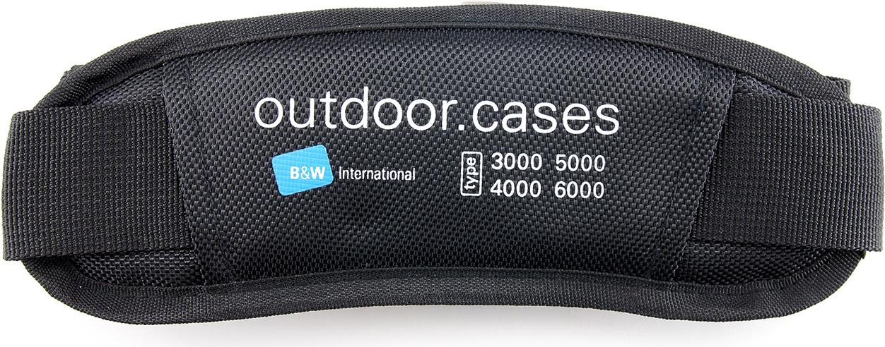 bwh Koffer Tragegurt für Outdoor-Koffer 3000, 4000, 5000, 6000, werkzeuglose Montage, wetterfest (53013)