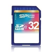 SILICON POWER - Flash-Speicherkarte - 32GB - Class 10 - SDHC (SP032GBSDH010V10)