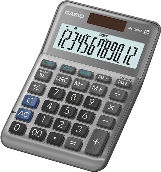 Casio MS-120FM calcolatrice Desktop Calcolatrice di base Nero (Casio MS-120FM Desk Calculator)