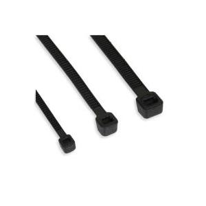 InLine - Kabelbinder - Schwarz (Packung mit 100) (59963N)