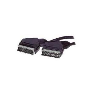 S-Conn 1.5m Scart - SCART (21-pin) - SCART (21-pin) - Männlich - Männlich - Nickel - Schwarz (VC 96006 / 11702)