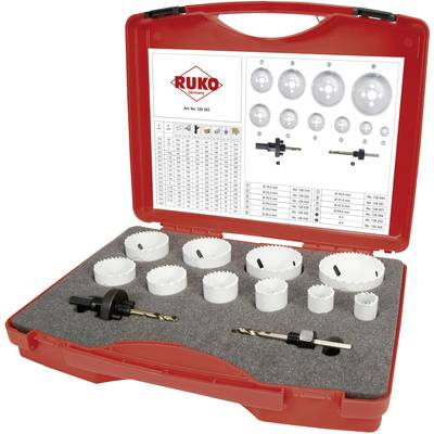 Ruko HSS-Co8 Bi-Metall-Lochsägensatz 12tlg. (126303)