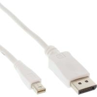 InLine - DisplayPort-Kabel - DisplayPort (S) - Mini DisplayPort (S) - 2,0m - weiß (17132)