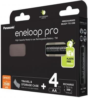 ENELOOP P 4XAAB - ENELOOP PRO NIMH BATTERIA AA MAHMON 2500 MAH 4 -Pack Batteria - Mignon (AA) (52333180)