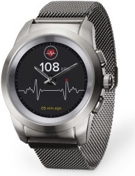 MyKronoz Smartwatch ZETIME ELITE REGULAR Gehäusefarbe: Silber Farbe (Armband): Silber (7640158013069)