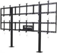 Peerless DS-S555-3X2 carrello e supporto multimediale Nero (DS-S555-3X2 - Modular Video Wall Pedestal Mount 3x2 Configuration F