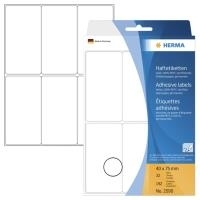 HERMA 2590 etichetta autoadesiva Rettangolo con angoli arrotondati Bianco 192 pz (HERMA - etiketter - 192 etikette[r] -)