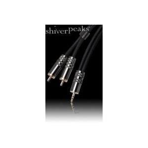 Shiverpeaks® Basic NEW Audiokabel 3,5 mm Klinke Stecker auf 2x Cinch Stecker, 2,5m