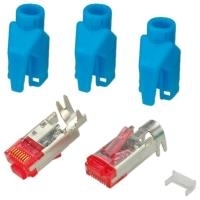 EFB-Elektronik Hirose TM21 - Netzwerkanschluss - RJ-45 (M) - abgeschirmt - (Kategorie 6) - Blau (Packung mit 10) (H7641.7-10)
