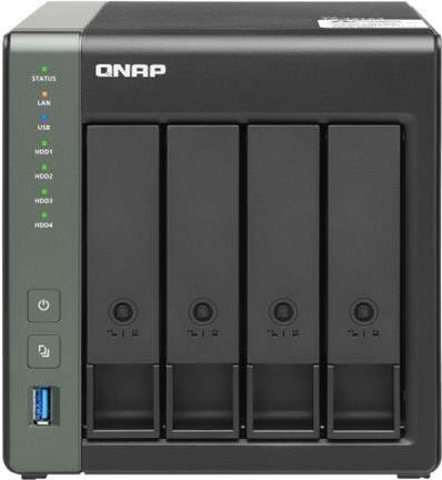 QNAP TS-431X3 - NAS-Server - 4 Schächte - 32TB - SATA 6Gb/s - HDD 8TB x 4 - RAID 0, 1, 5, 6, 10, JBOD - RAM 4GB - Gigabit Ethernet / 2,5 Gigabit Ethernet / 10 Gigabit Ethernet - iSCSI Support (TS-431X3-4G+4XHDWG480UZSVA)