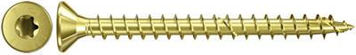 Fischer 653453 Senkkopfschrauben 3.5 mm 30 mm Torx galvanisch verzinkt 500 St. (653453)