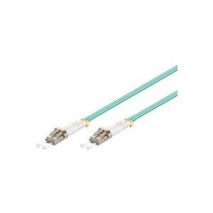 MicroConnect - Netzwerkkabel - LC/UPC Multi-Modus (M) bis LC/UPC Multi-Modus (M) - 3 m - Glasfaser - 50/125 Mikrometer - OM3 - Aqua Blue