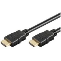 Wentronic goobay - Video- / Audio/ Netzwerkkabel - HDMI mit Ethernet - HDMI, 19-polig (M) - HDMI, 19-polig (M) - Schwarz - 1.5 m