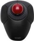 Kensington Trackball Orbit wireless con rotella di scorrimento - nera (ORBIT WITH SCROLL RING WIRELESS - TRACKBALL - BLACK)