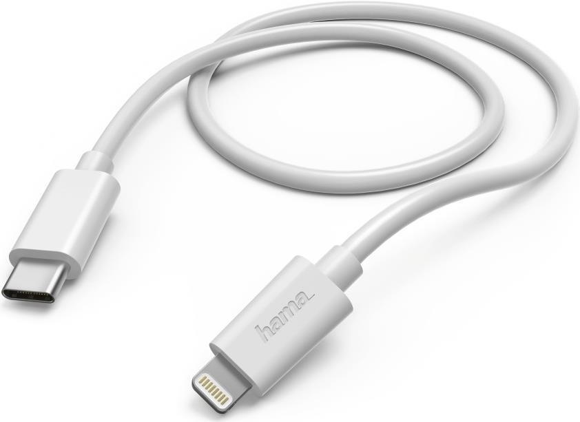 Hama 00183295 USB Kabel 1 m Männlich Weiß (00183295)
