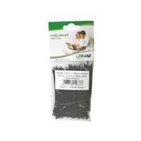 InLine - Kabelbinder - Schwarz (Packung mit 100) (ZUUV-029)