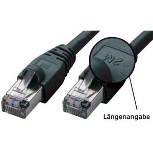 Tecline Fröhlich + Walter - Patch-Kabel - RJ-45 (M) - RJ-45 (M) - 3 m - SFTP - CAT 5e - Schwarz (71603S)