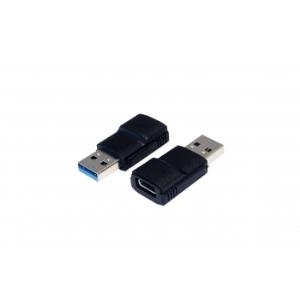 Exsys - USB-Adapter - USB Type A (M) bis USB Typ C (W) - USB 3,1 - Schwarz (EX-47991)
