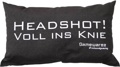 Gamewarez Gaming Kissen HeadshotVollinsKnie schwarz (PIA04HVIK0)