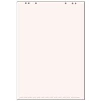 LANDRÉ Flipchartblock, 20 Blatt, blanko, 680 x 990 mm 80 g/qm, recycling, gerollt - 5 Stück (419000001)