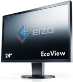 EIZO FlexScan EV2416WFS3-BK - LED-Monitor - 61cm (24) - 1920 x 1200 - TN - 250 cd/m2 - 1000:1 - 5 ms - DVI-D, VGA, DisplayPort - Lautsprecher - Schwarz (EV2416WFS3-BK)