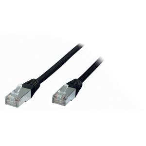 S-Conn RJ45-RJ45 - m-m - 7.5m - RJ-45 - RJ-45 - Maschio/Maschio - Cat5e - F/UTP (FTP) - Nero - Metallico (68664)