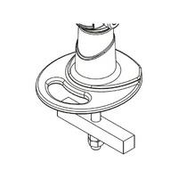 NewStar FPMA-D940GROMMET - Montagekomponente (Durchführungsplatte) für LCD-Display - Silber (FPMA-D940GROMMET)