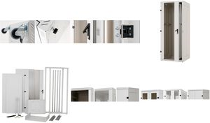 TRITON 48,30cm (19) Netzwerkschrank RZA, zerlegbar, 42 HE Maße: (B)800 x (T)1.000 x (H)1.970 mm - 1 Stück (RZA-42-L81-CAX-)