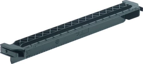 Hager VZ711. Länge: 24 cm, Breite: 42 mm, Höhe: 32 mm. Produktfarbe: Schwarz (VZ711)