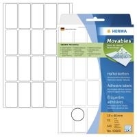 Herma Movables - Etichette autoadesive - Bianco - 19 x 40 mm 640 pezzi. (32 foglio x 20) (10609)