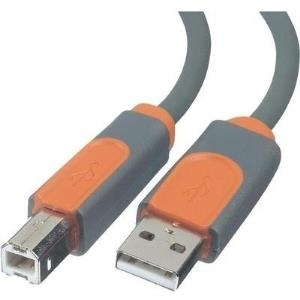 Belkin PRO Series Hi-Speed USB 2.0 Device Cable - USB-Kabel - USB (M) bis USB Typ B (M) - USB 2.0 - 1.8 m - geformt