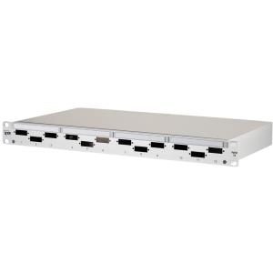 Metz Connect 12 Port LWL-Patchpanel SC-D Kupplungen 1502005200-E 1 HE Unbestückt (1502005200-E)