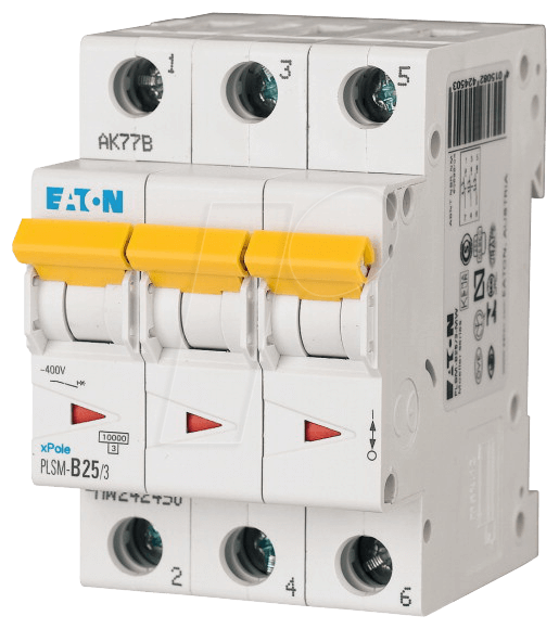 Eaton Leitungsschutzschalter (PLSM-C25/3-MW)