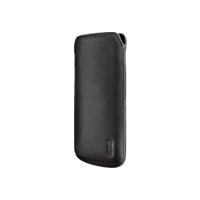 Artwizz Leather - Beutel für Mobiltelefon - Leder - Schwarz - für Apple iPhone 5 (1063-LP-P5-B)