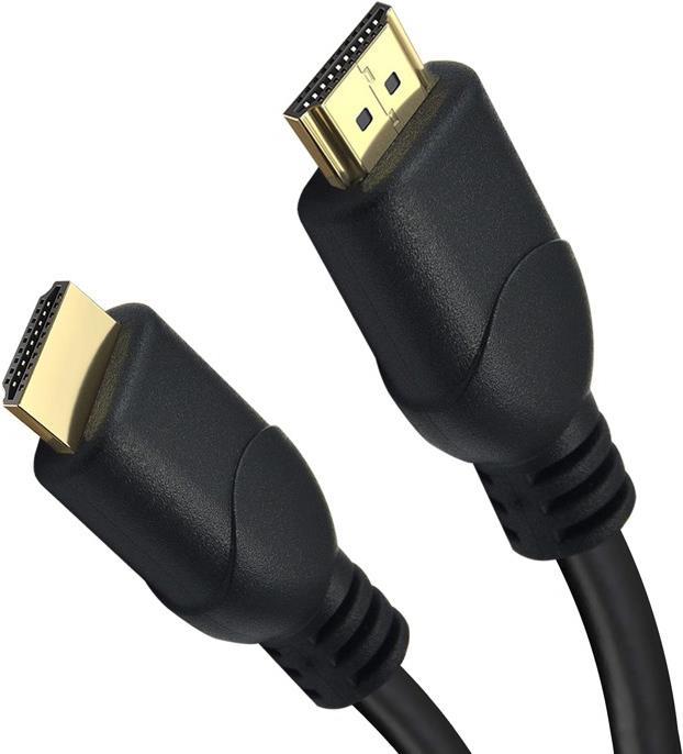 Cavo di collegamento Helos, HDMI maschio/maschio, 4K, 5,0 m, nero