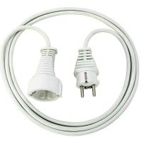 Brennenstuhl Stromkabel - 3,0m - Weiss - mit Schutzkontakt-Stecker (1168430)