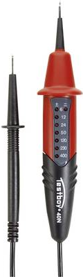Zweipoliger Spannungsprüfer 40 Plus 6 - 400 V LED CAT III (TB 40 PLUS)