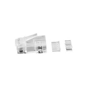 MicroConnect Modular Plug - Netzwerkanschluss - RJ-45 (M) - ungeschirmt - CAT 6 - robust, verseilt (Packung mit 10)