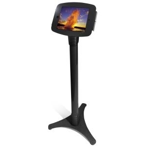Compulocks Space Adjustable - iPad 12.9 Floor Stand - Black - Befestigungskit (Diebstahlschutzgehäuse, Standfuß) für Tablett - verriegelbar - hochwertiges Aluminium - Schwarz - Bodenaufstellung - für Apple 12.9  iPad Pro (1st generation, 2. Generatio