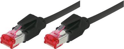 exertis Connect Patchkabel S/FTP, PiMF, CAT.6A EIA/TIA, Class EA, schwarz, 0,5 mPremium Patchkabel, Draka 1000MHzCat.7 Rohkabel, Hirose TM21 Stecker, halogenfrei- hochwertiges Draka-Kabel UC900 SS27Cat.7 Rohkabel, halogenfrei - Twisted Pair, S/FTP ge