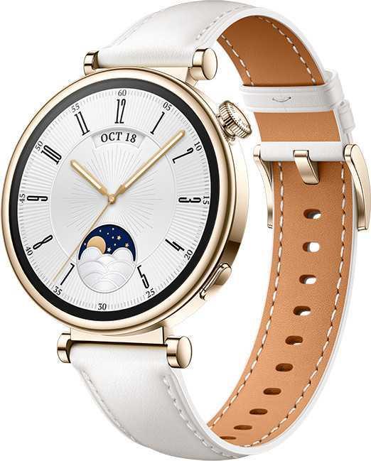 Huawei WATCH GT 4 3,35 cm [1.32] AMOLED 41 mm Digitale 466 x 466 Pixel Oro Wi-Fi GPS [satellitare] (HUAWEI WATCH GT4 41MM White