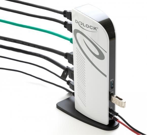 DeLOCK Docking Station USB Dual HDMI Full-HD / USB 3.2 / LAN / Audio (Delock USB Docking Station Dual HDMI F)