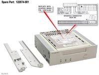 COMPAQ TAPE DRIVE 4/8GB INTERNAL OPAL (122874-001)