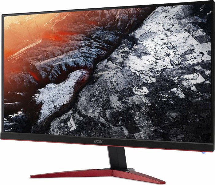 Acer KG271 - LED-Monitor - 68.6 cm (27) (27 sichtbar) - 1920 x 1080 Full HD (1080p) - TN - 400 cd/m² - 1000:1 - 1 ms - HDMI, DVI-D, DisplayPort - Lautsprecher - Schwarz