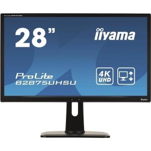 Iiyama ProLite B2875UHSU-B1 - LED-Monitor - 71.1 cm (28) (28 sichtbar) - 3840 x 2160 4K UHD (2160p) - TN - 300 cd/m² - 1000:1 - 1 ms - HDMI, MHL, DVI, DisplayPort, VGA - Lautsprecher - Schwarz Iiyama ProLite B2875UHSU-B1 - LED-Monitor - 71.1 cm (28) (28 sichtbar) - 3840 x 2160 4K UHD (2160p) - TN - 300 cd/m² - 1000:1 - 1 ms - HDMI, MHL, DVI, DisplayPort, VGA - Lautsprecher - Schwarz