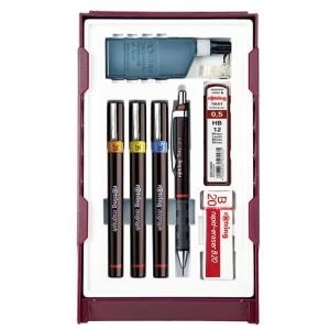 rotring isograph Komfort Set College Set Inhalt: 3 Tuschefüller (je 1 x 0,2 mm, 0,35 mm und 0,7 mm) (S0699400)